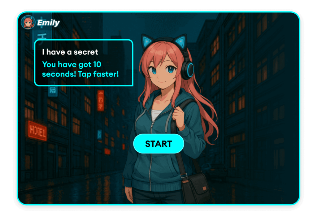 Zeydoo interactive offer funnel example: step 1