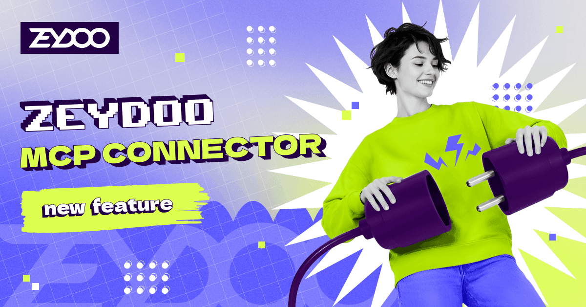 Zeydoo MCP connector linking a publisher account to an AI assistant